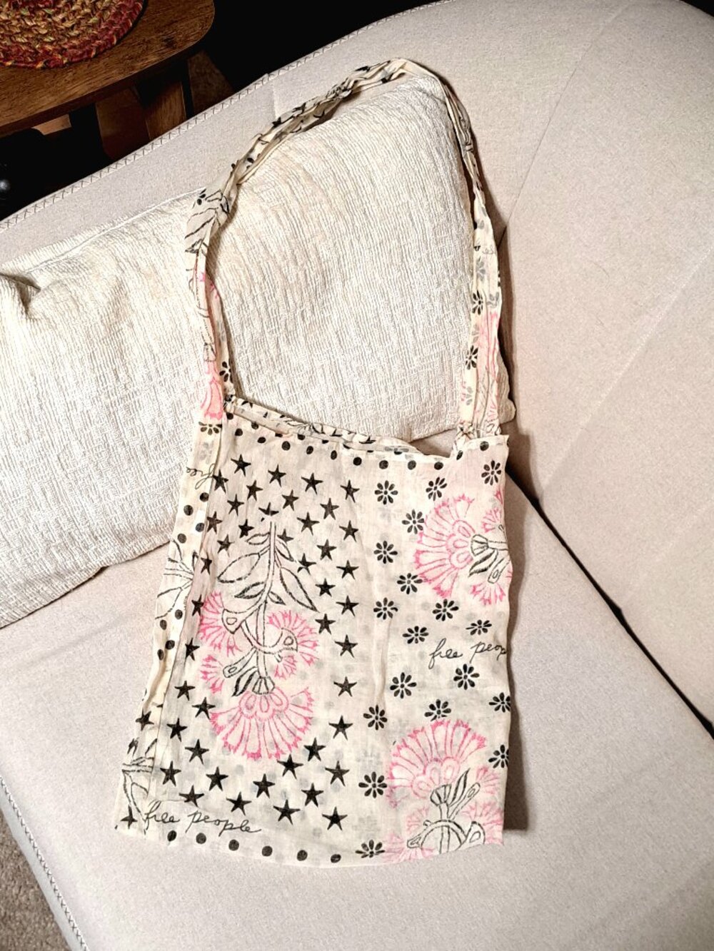 Free People Gauze Floral Tote